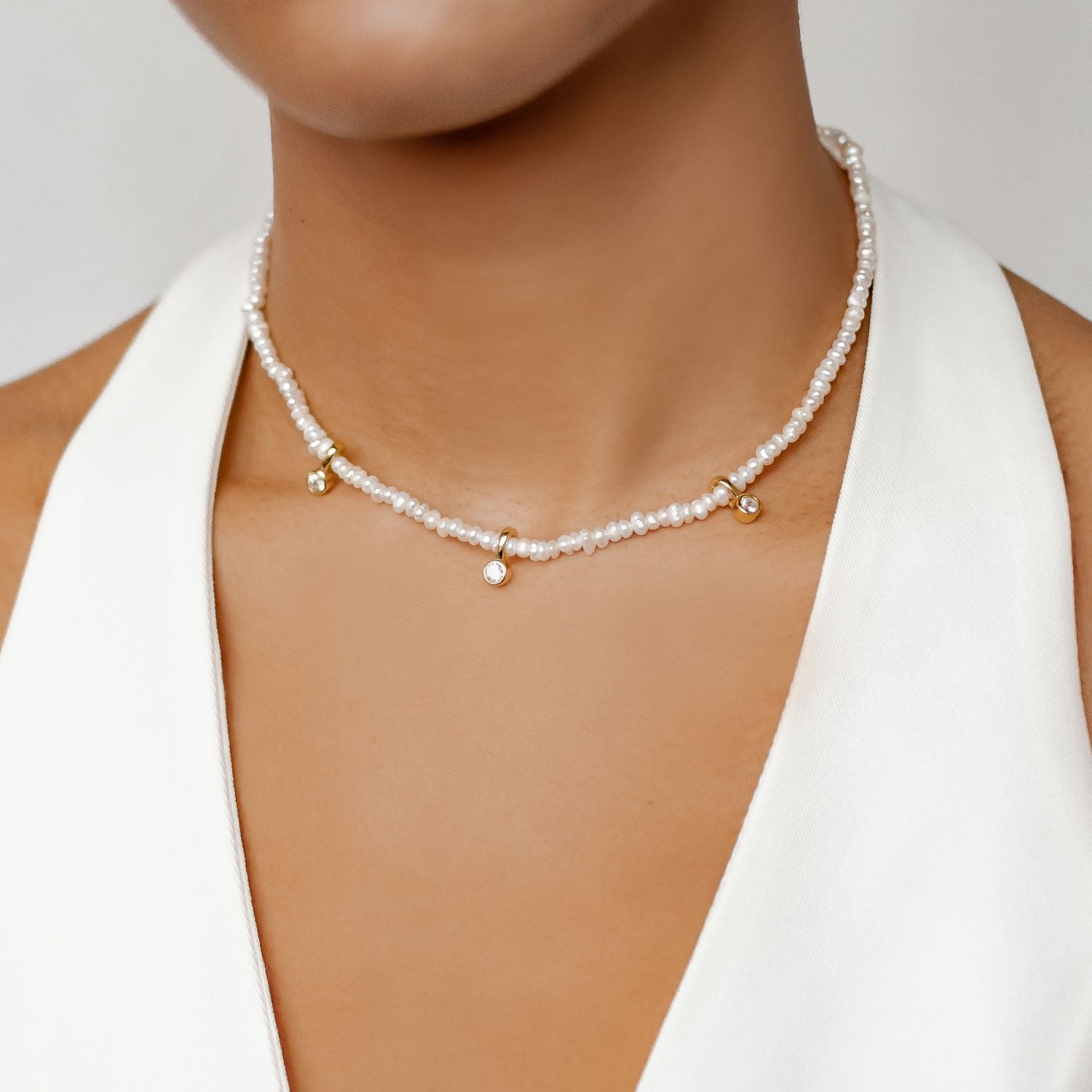 Colgante Clip-on Diamante Plata de Ley 925